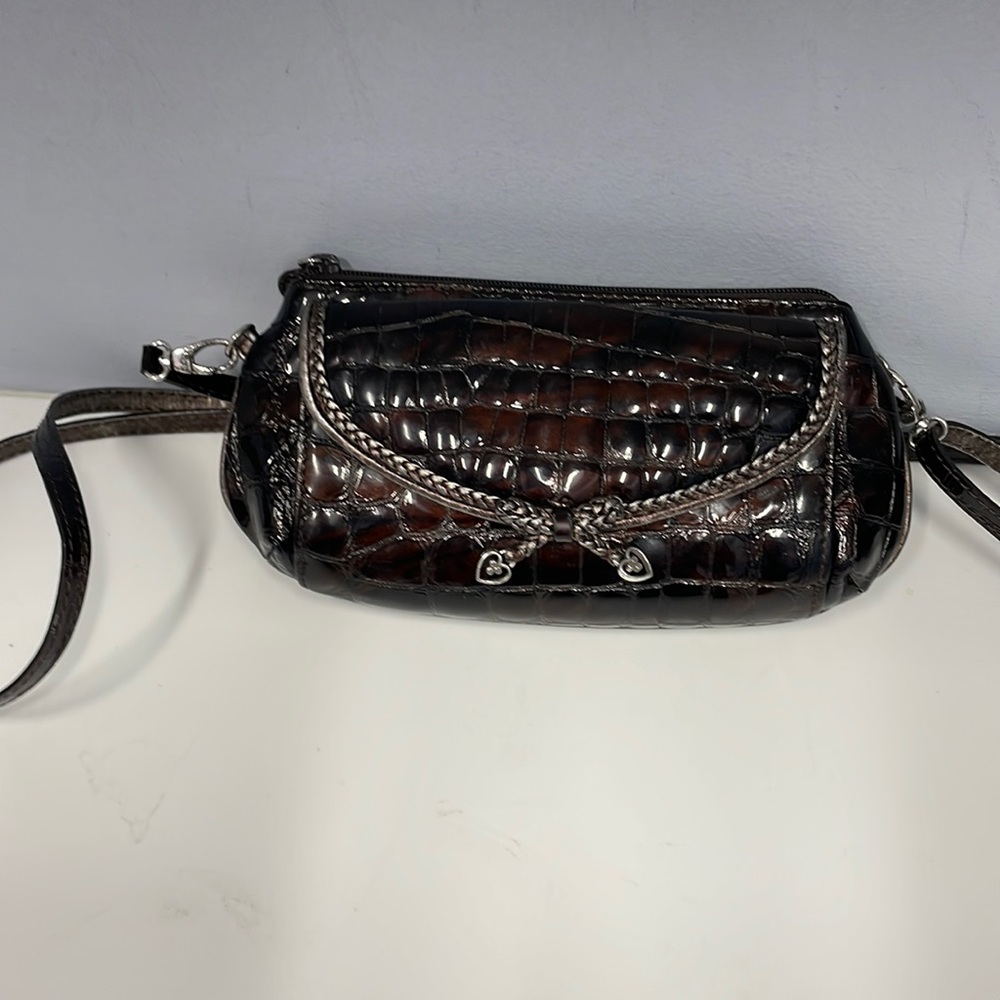 BRIGHTON Woman’s. Crossbody purse black.  Leather. Authentic Brand